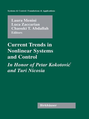 cover image of Current Trends in Nonlinear Systems and Control